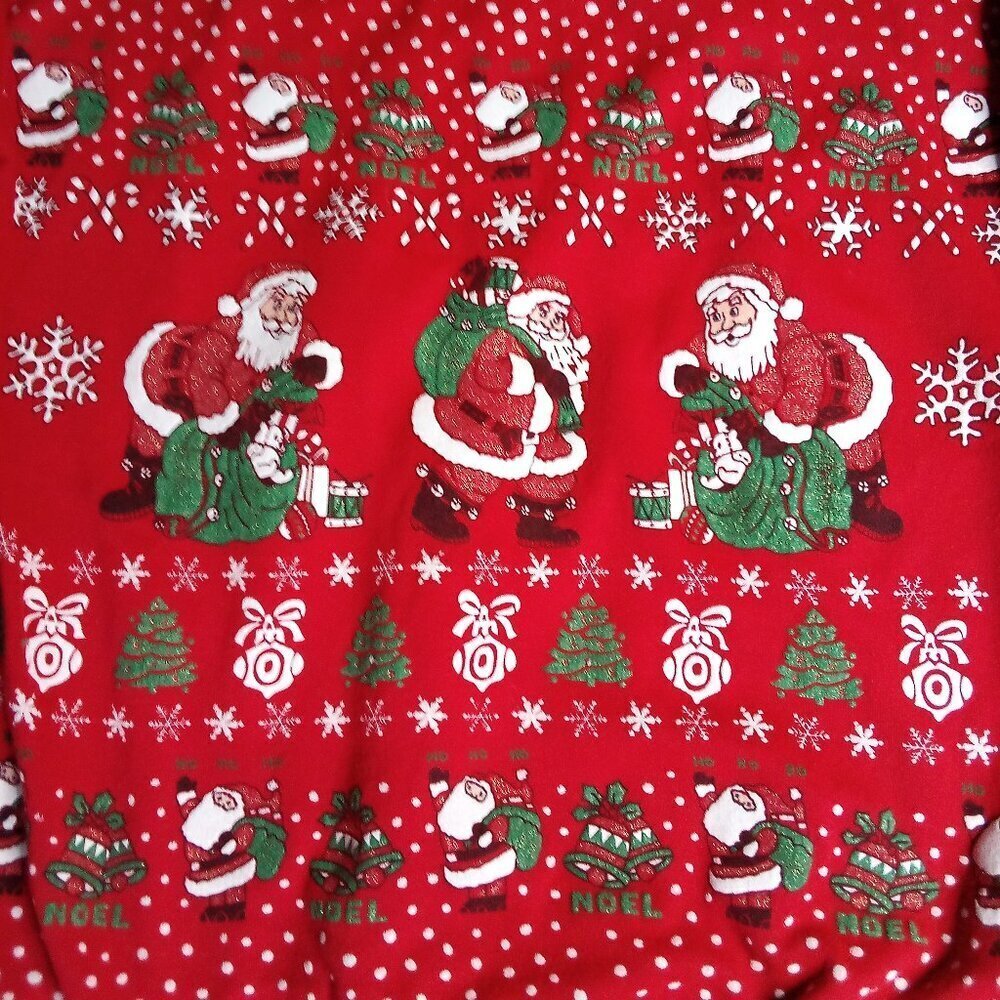 Vintage Nut Cracker Santa Claus Christmas AOP Sweater Crewneck Sweatshirt